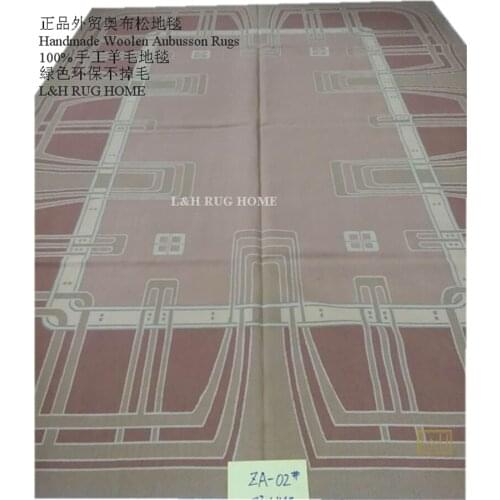 Free shipping 8.2'x11.48' Aubusson rugs hand woven aubusson rugs with 100% wool 250x350cm