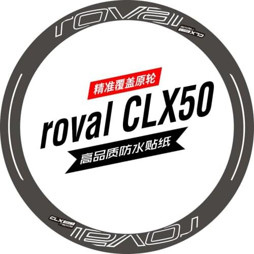 700C 50mm rim wheel sticker Road disc brake bicycle stickers cycle reflective road wheels decal for R0VAL CLX50