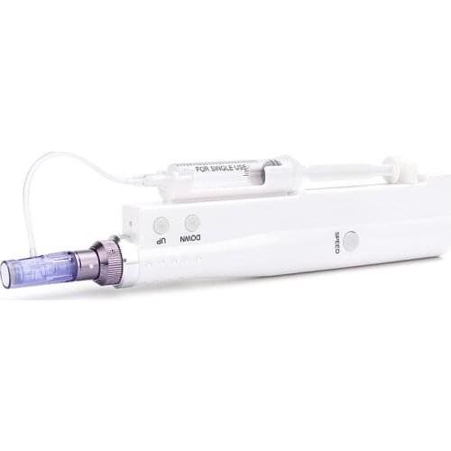 Dropshipping 2 in 1 Hydra Gun Derma Pen Nano Mesotherapy Microneedle Mesogun Portable Smart Injector Facial Treatment Machine