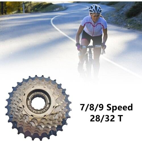 MTB Bike Bicycle Ultralight Rotating Freewheel Cone Pulley With 7/8/9 Speed 28/32T Mountain Screw Thread