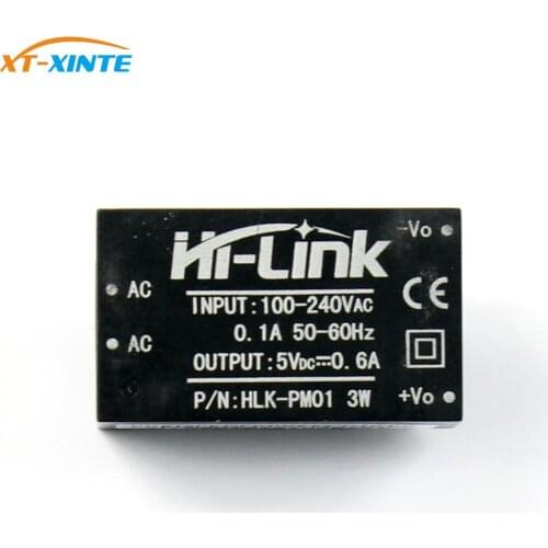 HLK-PM01 HLK-5M05 10M05 HLK-2M05 AC DC 220V to 5V/3.3V/12V Power Module Mini Isolation Switch Power Supply Intelligent Household