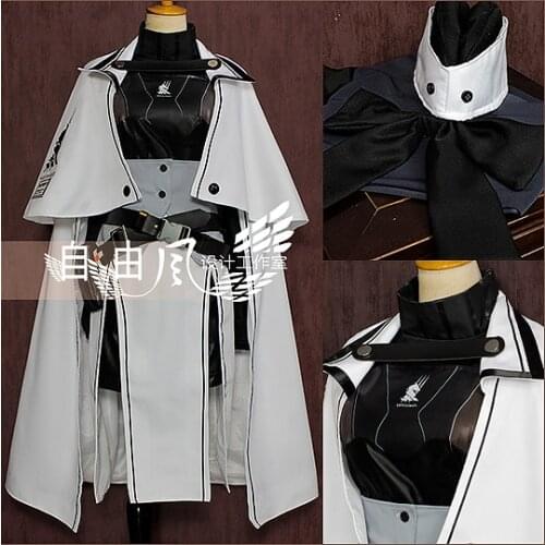 [Customized] Anime Game Arknights Whislash Battle Uniform Full Set Cosplay Costume Any Size Halloween Women Free Shipping 2020