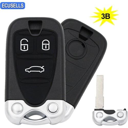 3 Button Remote Control Housing Cover Fob Smart Car Key Shell Case For Alfa Romeo Brera 156 159 GT for Spider with Uncut Blade
