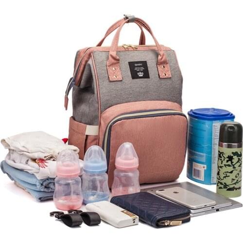 Lightweight Mummy Bag Multifunctional Large Capacity Baby Bag Upgraded Waterproof Backpack Pregnant Woman Out Fashion Backpack