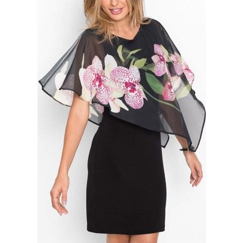 Vintage Floral Print Bodycon Dress Women 2020 Summer Casual Elegant Slim Patchwork Mesh Party Dresses Vestidos Plus Size 5XL