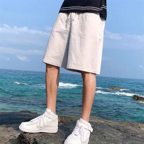 Summer Men Casual Loose Shorts Cotton Linen Half Pants Slim Running Sport Mens High Quality Shorts streetwear Plus Size M-8XL