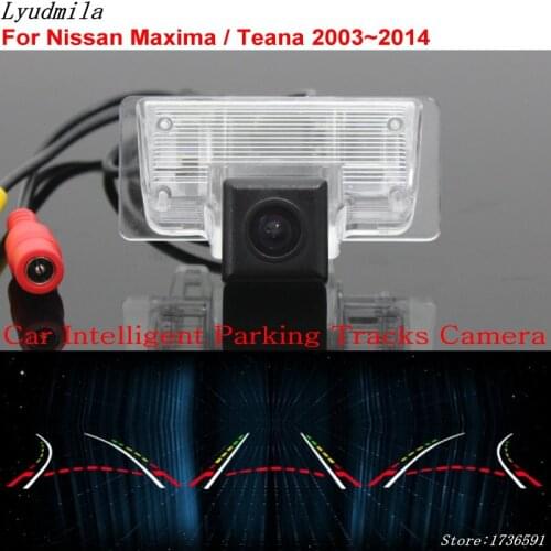 Lyudmila Car Intelligent Parking Tracks Camera FOR Nissan Maxima / Teana 2003~2014 Back up Reverse Camera / Car Rear View Camera