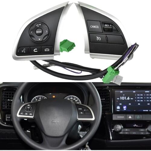 Multifunction Steering Wheel Switch For Mitsubishi Mirage 2012 2013 2014 2015 Audio Volume Bluetooth Cruise Control Button