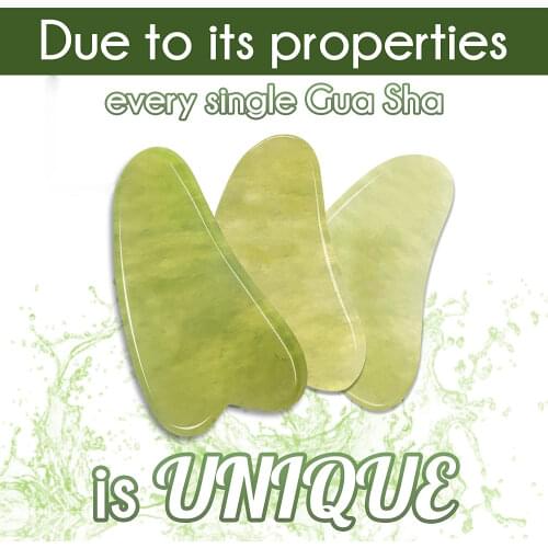 1PCS Jade Board Scraper Massage Stone Gua Sha Facial Tool SPA Salon Body Massager Health Care Tools Meridian Muscle Relaxation