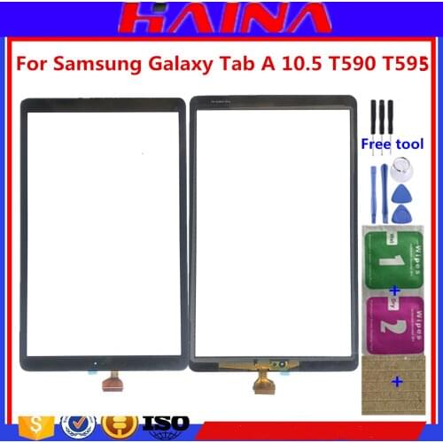New Touch Screen Replacement Part For Samsung Galaxy Tab A2 10.5" T595 T590 Touch Screen Digitizer Sensor Panel tools