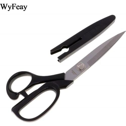 With Cover High Carbon Professional Stainless Steel Sewing Scissors Steel Tailor Scissors Dressmaking Fabric Shears Craft Fabric