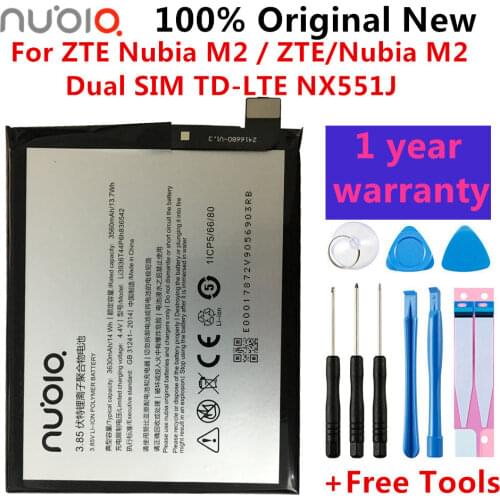 Original Li3936T44P6h836542 3630mAh Battery For ZTE/Nubia Nubia M2, Nubia M2 Dual SIM, Nubia M2 Dual SIM TD-LTE, NX551J Battery
