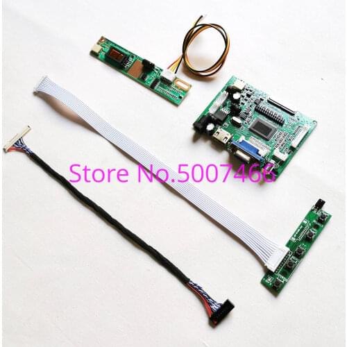 Fit B154EW02 V.0/V.1/V.2/V.3/V.4/V.5/V.6/V.7 15.4" 1CCFL 1280*800 VGA AV LCD 30-Pin LVDS monitor controller board DIY kit