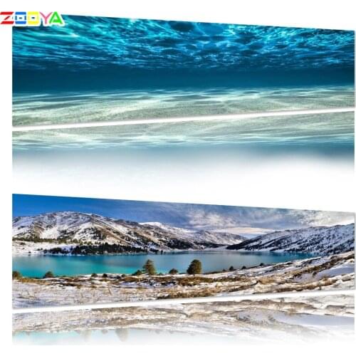 Full Square Diamond Embroidery Beach Natural Landscape Diamond Painting Rhinestone Cross Stitch 3D Mosaic Home Decoration Lx119