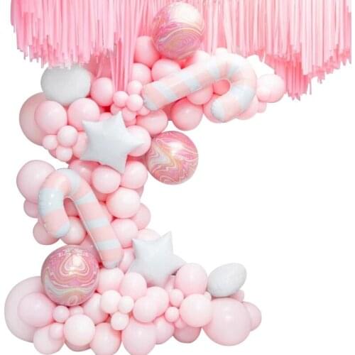 Practical Pink Balloon Chain Combination Birthday Party Wedding Room Decoration Set Balloon Decoration Party Supplies