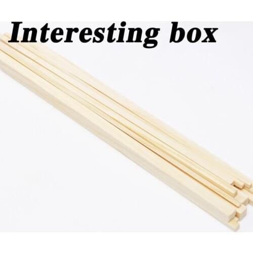 Pine wood strip DIY model material wood plank light wood strip light wood square Scotch pine multiple specifications