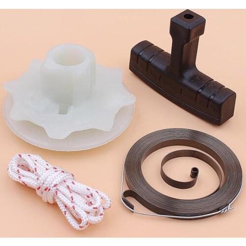 Recoil Starter Pulley Spring Handle Grip Rope Kit For Husqvarna 235 236 240 Chainsaw 530057890