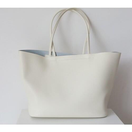 OUSSON Leisure Leather Large Capacity Shoulder Messenger Bag Multifunctional Tote Bag For Women