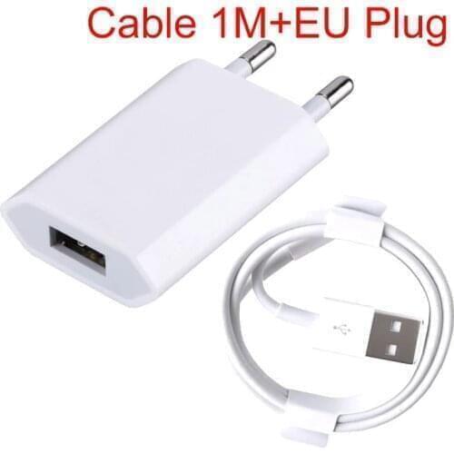 Top Quality 5V 2A EU Plug USB Fast Charger Cable Mobile Phone Wall Travel Power Adapter For Samsung S4 S6 S7 Edge Xiaomi Huawei