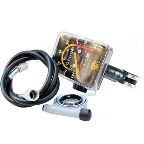 Bicycle Speedometer Tricycle Speedometer Square Mechanical Stopwatch Universal High - end Speedometer for Cycling Bike Accessory