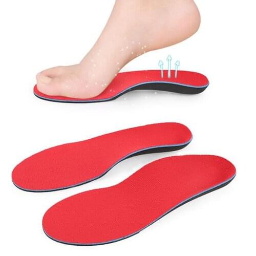 1Pair EVA Arch Insole Correction Slip-proof Shock-absorbing Arch Support Mesh Insole