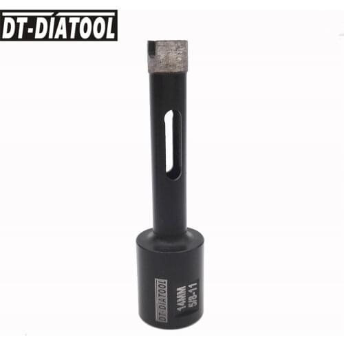 DT-DIATOOL 1pc 5/8-11 Thread Dia 14mm Crown Segments Wet Welded Diamond Drilling Bits Granite Drill Core Bits Marble Hole Saw