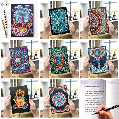 Vintage 5D diy diamond painting bookmark, diamond mosaic handmade gift