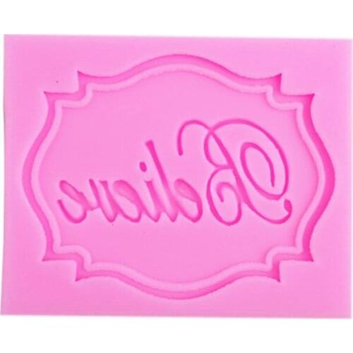 Belieue Letter form formas de silicone fondant silicone mold for cake decorating tools High quality T0691