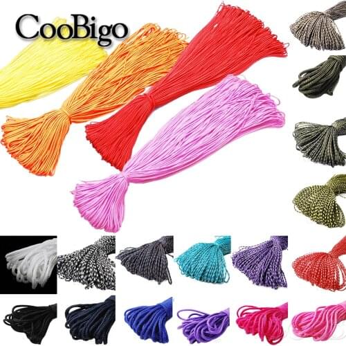 1pcs 10ft Dia.2mm Strand Core Paracord Bracelet Lanyard Camping Rope Clothesline Survival Parachute Cord