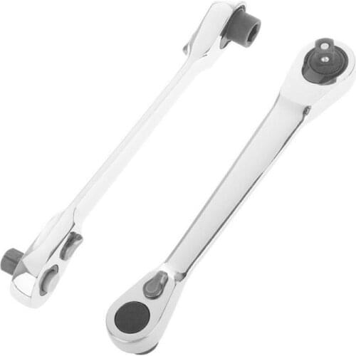 1/4"Mini Dual Head Ratchet Wrench Batch Head Handle Small Fly Socket Wrench Double-Ended Torque Wrench Spanner Hand Repair Tools