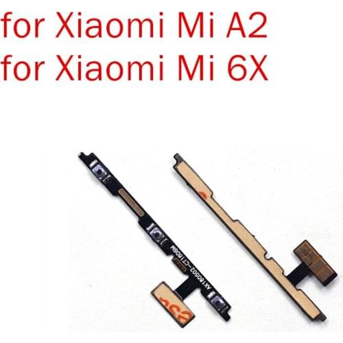 For Xiaomi Mi A2/ Mi 6X Power Volume Flex Cable ON OFF Side Button Switch Flex Cable Replacement Repair Spare Parts