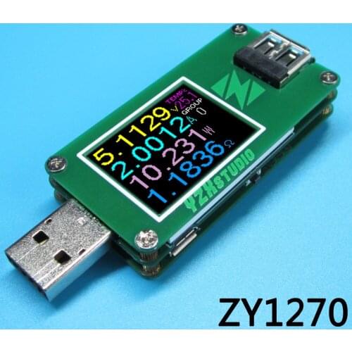 Battery Capacity Indicator QC 2.0 QC3.0 USB TYPE Amperemeter Voltmeter Coulombmeter Tester Battery Level Display Ebike Repair To