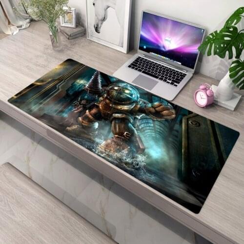 Mausepad Anime Gamer Computer Diy MousePad Keyboard Big Mouse pad Mousepad Kawaii Gaming Bioshock Mouse Pad Gaming Accessories