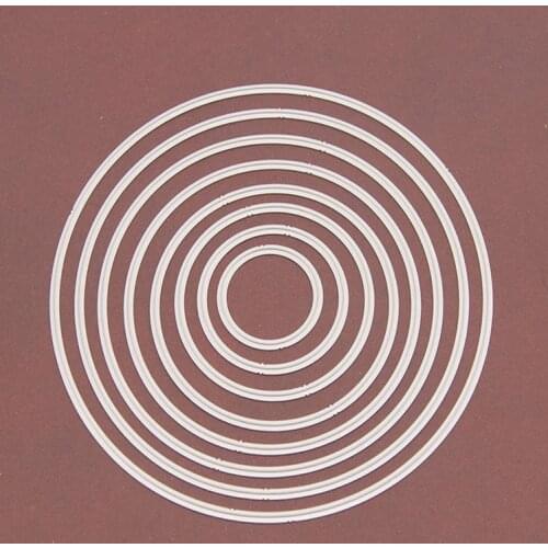 Circle Metal Embossing Cutting Dies DIY Scrapbooking Photo Album Card Making Template Decorative Tool Paper Cutting Card Stencil