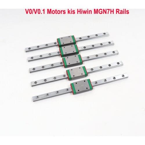 Blurolls Voron V0 3d printer Hiwin MGN7H carriages 150mm rails 5pcs