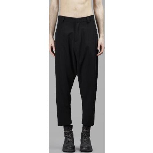 NEW 27-44 2018 Mens clothing GD Hair Stylist fashion Catwalk street Personality casual harem pants plus size costumes