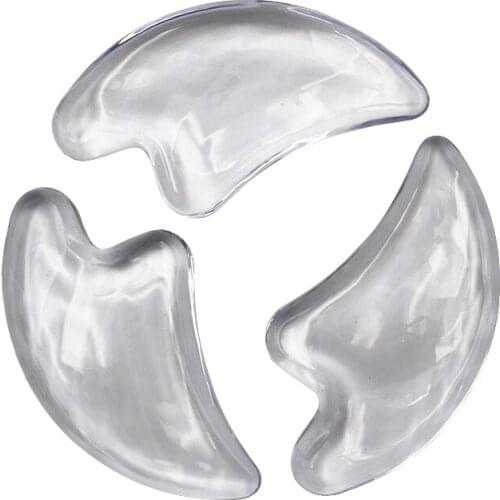 Face Massager Board Plate Roller Crystal Guasha Transparent Slimming Face Lifting Eye Face Neck Thin Tools Scraping Skin Board