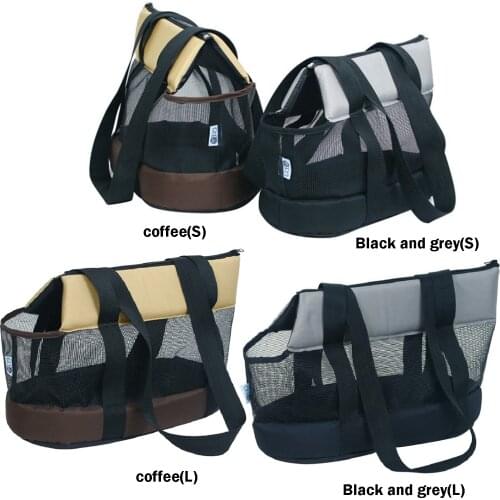 Portable Mesh Breathable Pets Carrier Handbag For Pets Outdoor Travel Puppy Kitten Bags S/L Summer Dog Cat Single Shoulder Bags