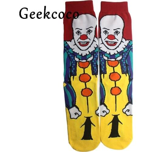 Ghost Cartoon Fashion Men Wemen unisex Casual Non Slip Breathable Comfortable Long Sock New Clothing Accessory J0419