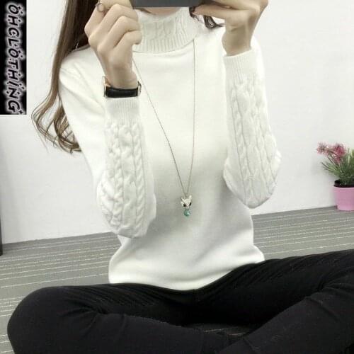 Women Turtleneck Winter Sweater Women 2021 Long Sleeve Knitted Women Sweaters And Pullovers Female Jumper Tricot Tops LY571