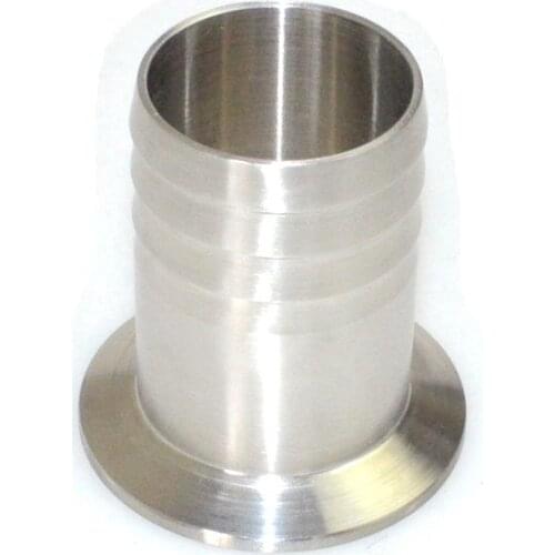 1pc 25MM Sanitary Hose Barb Pipe Fittings Tri Clamp Type 50.5MM Ferrule SS304 SS316