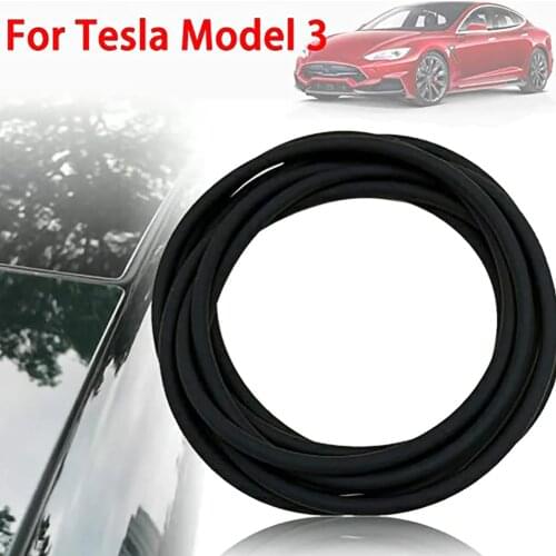 Car Sealing Strip For Tesla Model 3 Windshield Roof Wind Guard Noise Lowering Reduction Seal Kit Skylight glass sealing strip
