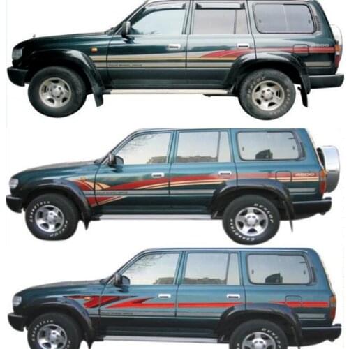 Car stickers For Toyota Land Cruiser LC80 4500 1992-1995 appearance decoration modified stickers