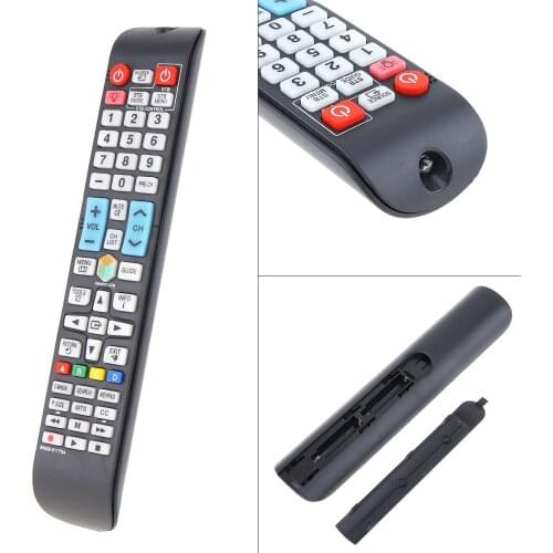 Black ABS BN59-01179A IR TV Remote Control Replacement Remote with 10M Long Transmission Distance Fit for Samsung Smart TV