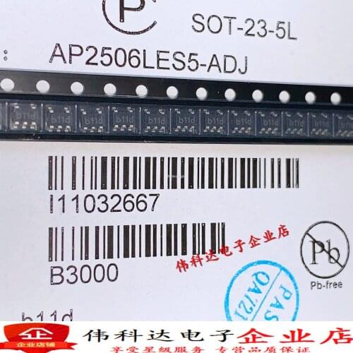 AP2506LES5-ADJ screen printing b11d power chip SOT-23-5L LED constant current driver chip