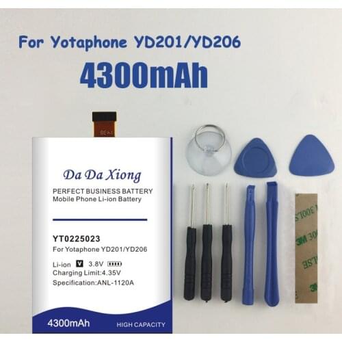 DaDaXiong Original YT0225023 4300mAh Smart Phone For Yotaphone 2 YD201 YD206 Battery