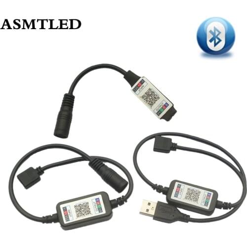 DC 5V-24V Bluetooth LED Light Controller Mini Wireless Dimmer 3 Channel Mini Smart RGB Led Controller For RGB LED Strip Light