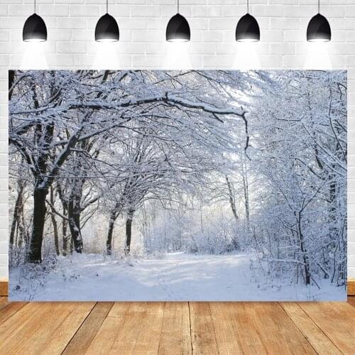 Yeele Christmas Backdrop Winter Snowfield Jungle Forest Background Newborn Photography Baby Photographic Photo Studio Photophone