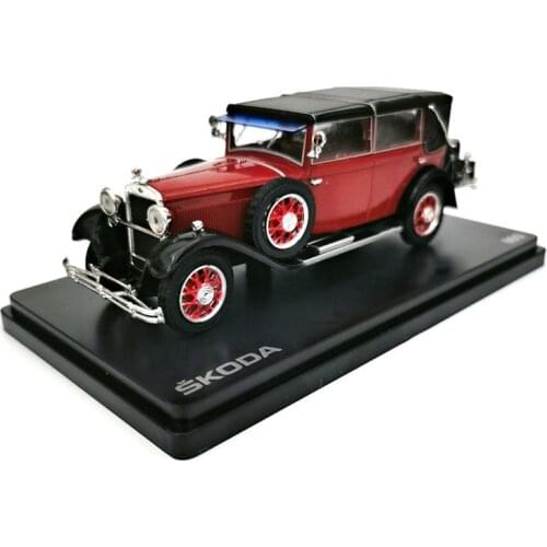 Diecast 1/43 for Skoda 860 Alloy Retro Classic Car Series Model Collection Decoration Gift Toys for Boys Acrylic Box