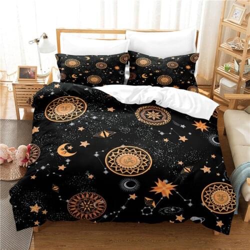 Starry Sky Bedding Set Duvet Cover Set 3d Bedding Digital Printing Bed Linen Queen Size Bedding Set Fashion Design